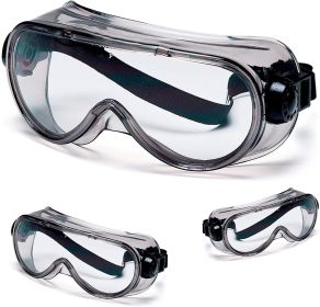 Anti-Fog Safety Glasses. Pack of 12 Goggles with 99% UVA/B/C Eye Protection. Clear Fog Proof Lens; Anti Scratch. Polycarbonate LensAnti-Fog Top Shelf.