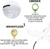 Pack of 12 Safety Glasses with Clear Anti Scratch Resistant Wrap-Around Lens One Size ANSI CE Safety Eyewear Protective Safety Spectacles Transparent