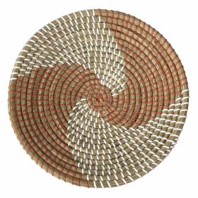 Natural Woven Seagrass Basket Bowl (Style: Brown Sprial)