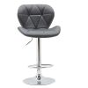 Bar Chair Scandinavian Design, Swivel Lift, Suitable for Dining and Kitchen Bar Chairs (2 Pieces)