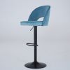 Modern Bar Stool, 25.98" Counter Height Suede Bar Stool, Counter Height Stool for Home Kitchen and Bar, Comfort Bar Stool Dining Chair