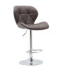 Bar Chair Scandinavian Design, Swivel Lift, Suitable for Dining and Kitchen Bar Chairs (2 Pieces)